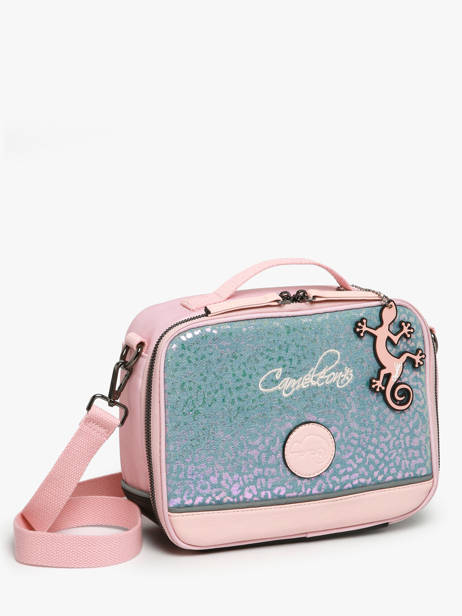 Lunchtas Cameleon Blauw vintage fantasy BL24 ander zicht 1